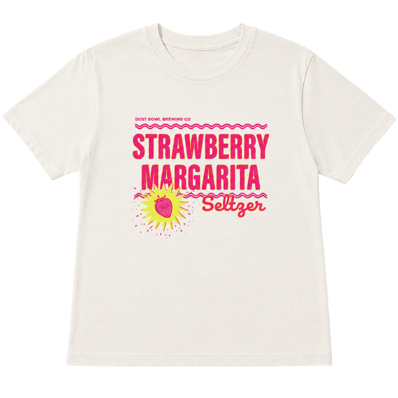 NEW! Strawberry Margarita Seltzer Women's Tee