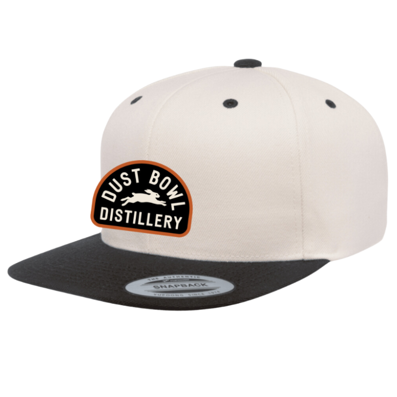 Distillery White & Black Rabbit Snapback – Dust Bowl Brewing Co