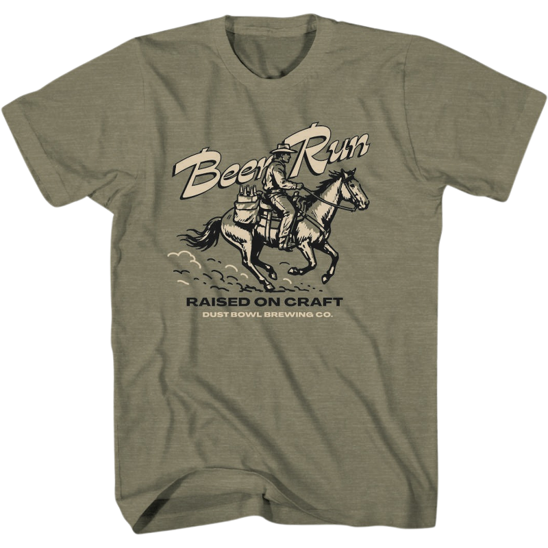 NEW! Military Green Beer Run Tee