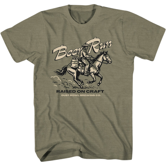 NEW! Military Green Beer Run Tee