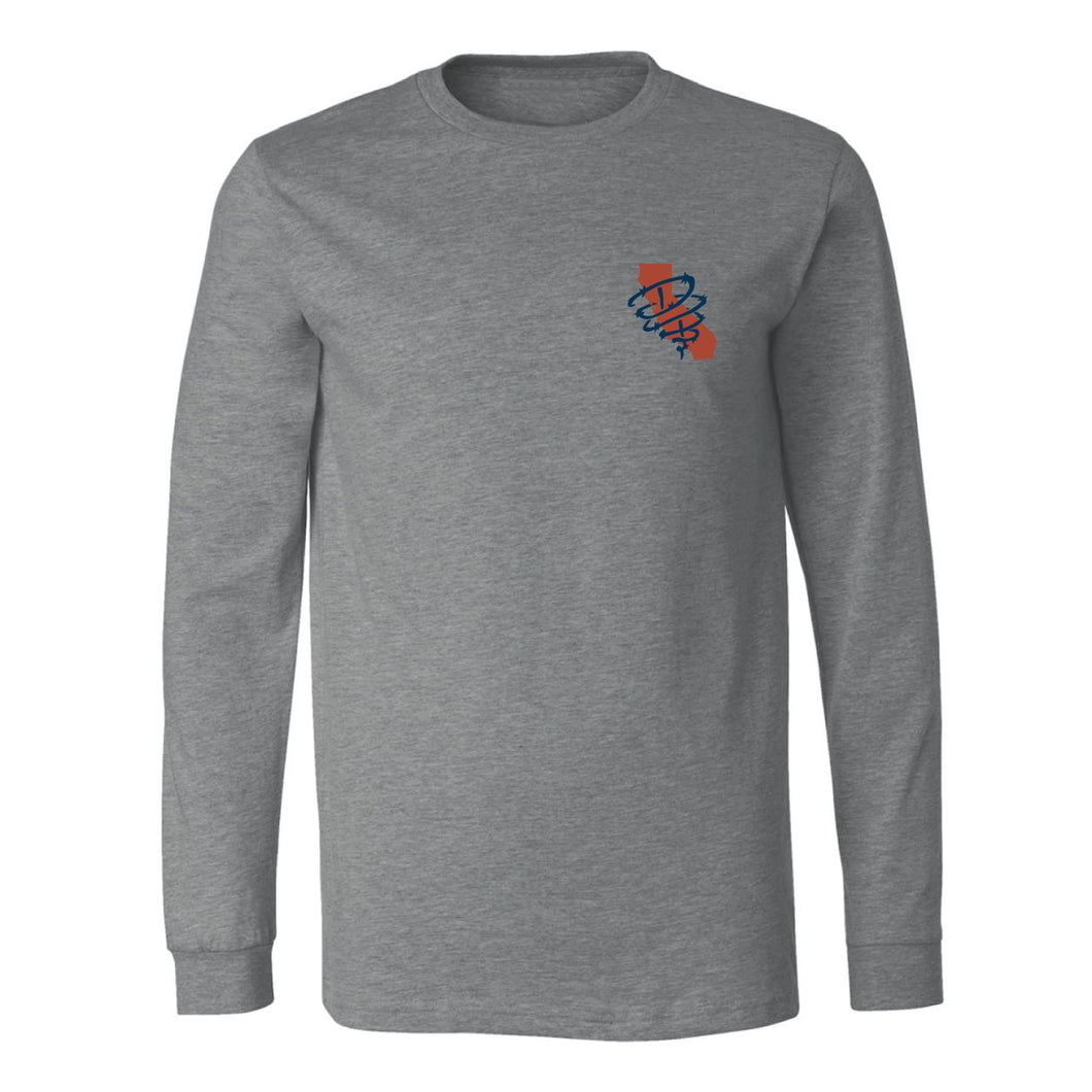 Grey Long Sleeve State Stamp